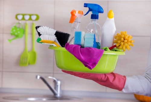 Professional workspace cleaning in E1 with attention to detail