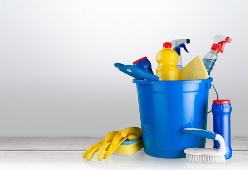 Professional end of tenancy cleaning in an E1 apartment kitchen