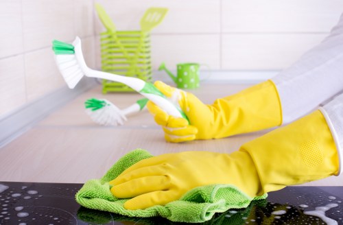 Bathroom deep cleaning for a local E1 property