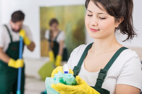 Bathroom and kitchen cleaning in a local E1 home
