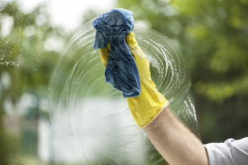 Commercial deep cleaning in an E1 office space