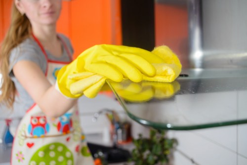 Domestic cleaning setup for a property in East London E1
