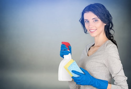 Post-construction floor and surface cleaning in an E1 property